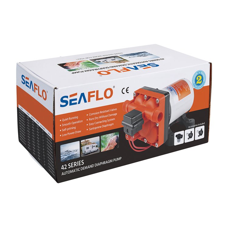 Seaflo Water Pressure Pump - 42 Series 12V 3.0 GPH / 1.3 LPH Seaflo Water Pressure Pump - 42 Series 12V 3.0 GPH / 1.3 LPH