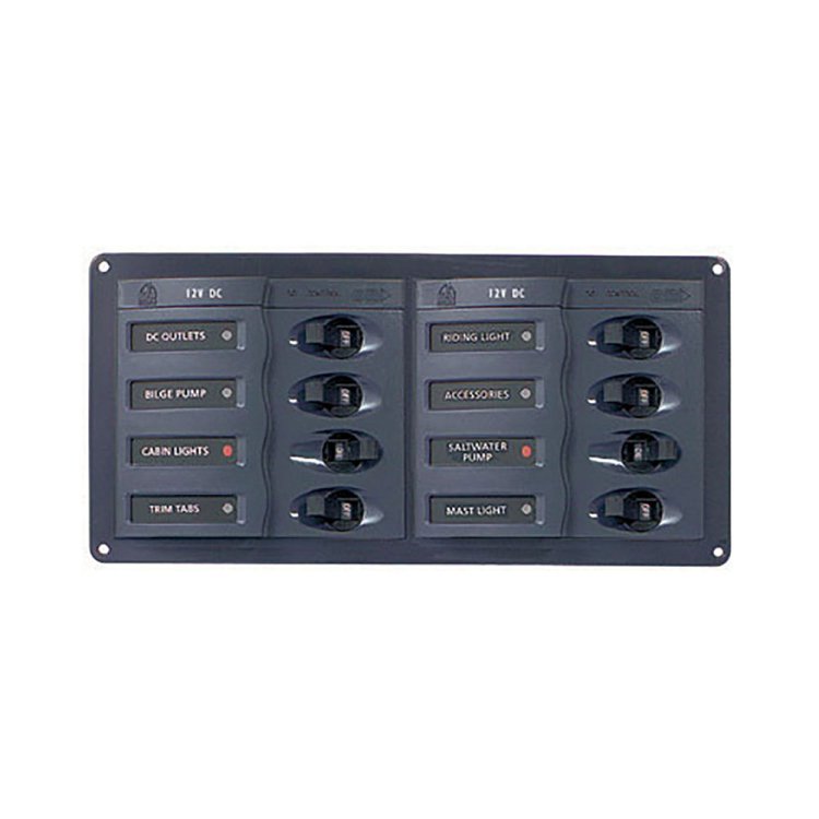 BEP DC Circuit Breaker Panel - 8 Circuits BEP DC Circuit Breaker Panel - 8 Circuits