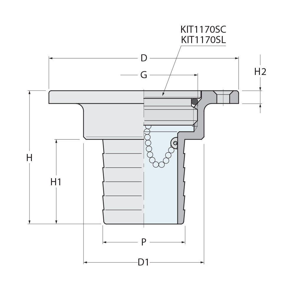 Technical Diagram: Guidi Chrome-Plated Brass Deck Fillers With Hose Connector in FUEL FILL in - 1 in 1/2 Technical Diagram: Guidi Chrome-Plated Brass Deck Fillers With Hose Connector in FUEL FILL in - 1 in 1/2