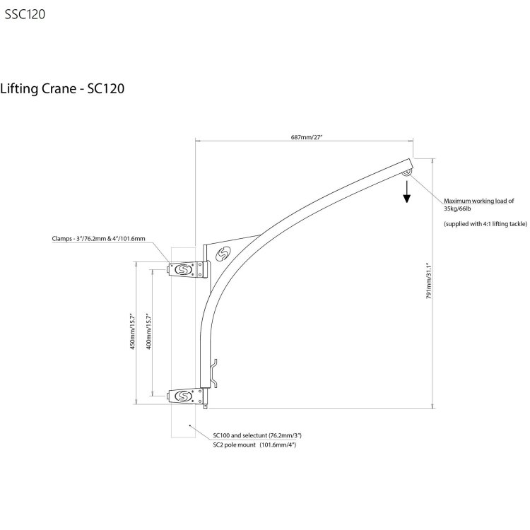 Scanstrut Pole Mounts Scanstrut Pole Mounts