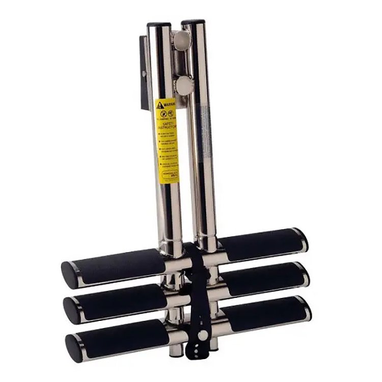 Garelick 3-Step Telescopic Stainless Steel Ladder Garelick 3-Step Telescopic Stainless Steel Ladder