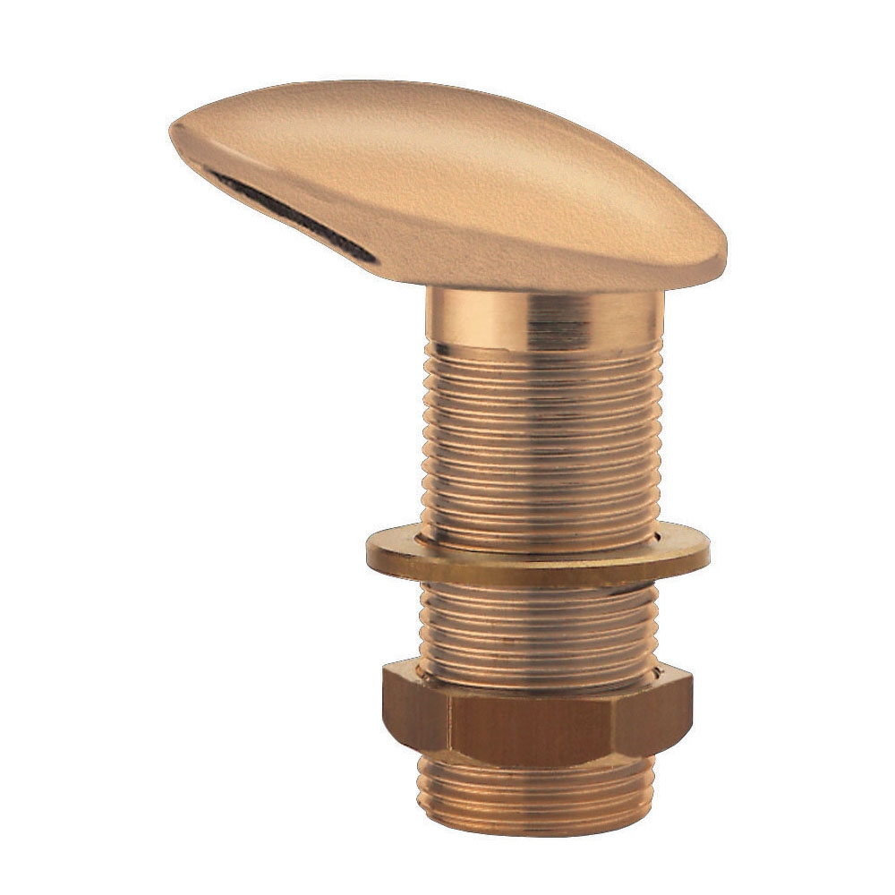 Guidi Brass Shell Scupper Vent in Arrow in Series 1 in 1/2 : Barrus