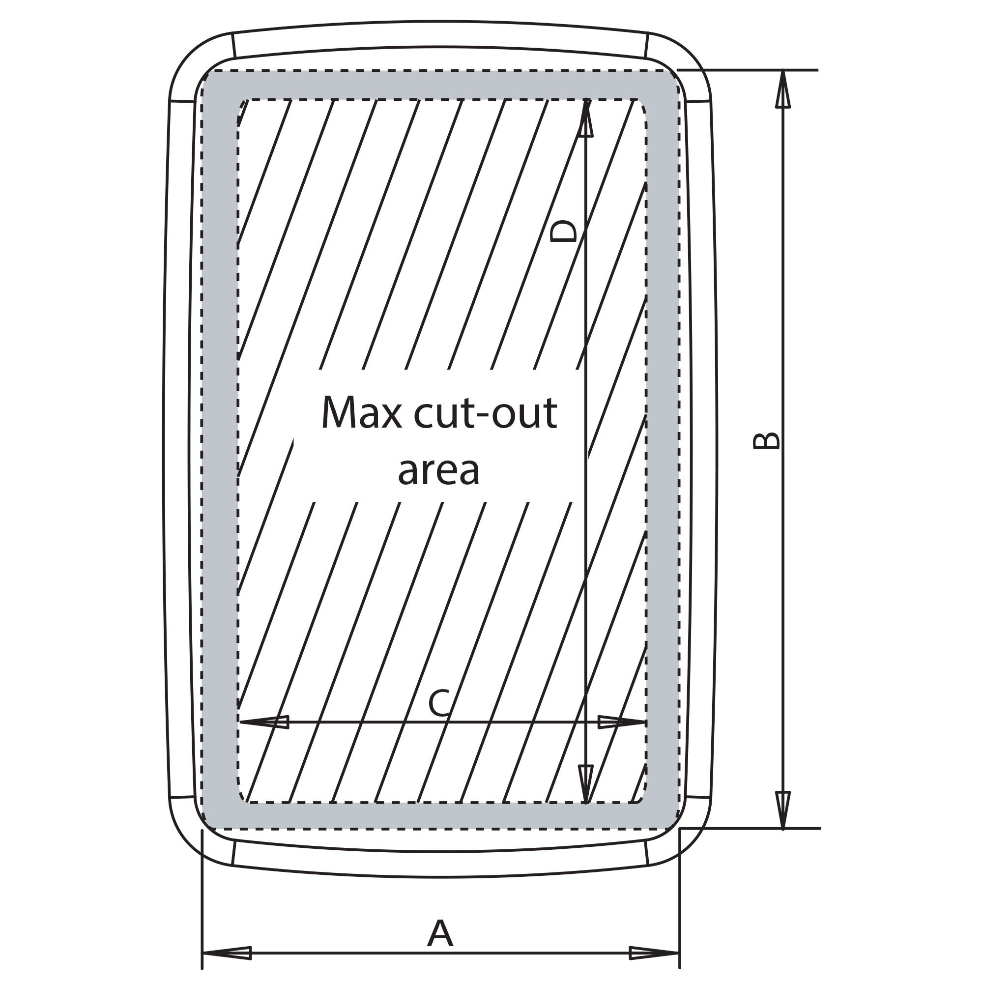 Technical Diagram: Scanstrut Mast Pod Technical Diagram: Scanstrut Mast Pod