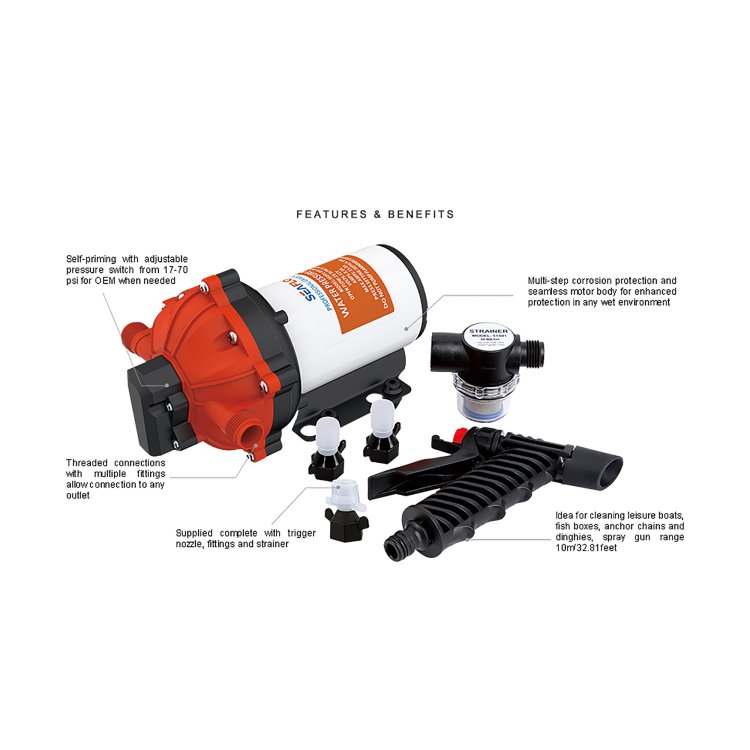 Seaflo Washdown Pump Kit - 51 Series without Hose