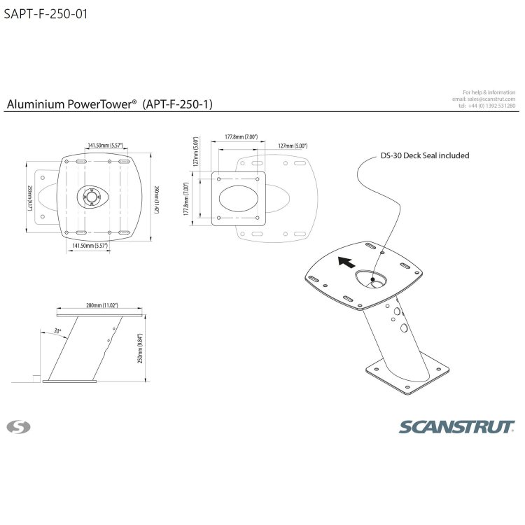 Scanstrut Aluminium Power Tower®
