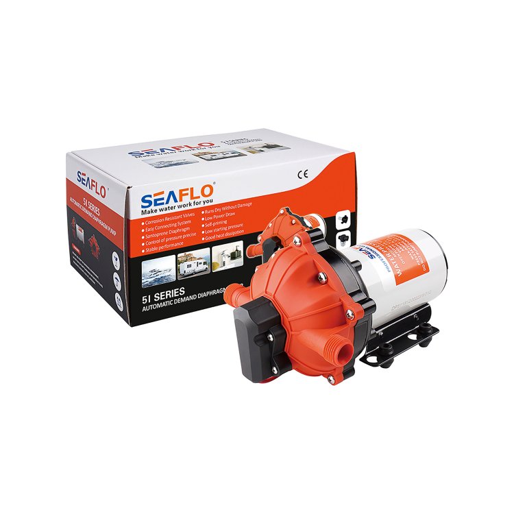 Seaflo Water Pressure Pump - 51 Series 12V 4.0 GPH / 15.0 LPH Seaflo Water Pressure Pump - 51 Series 12V 4.0 GPH / 15.0 LPH