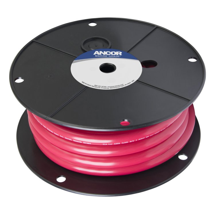 Ancor Marine Tinned Flexible Battery Cable, Red Ancor Marine Tinned Flexible Battery Cable, Red