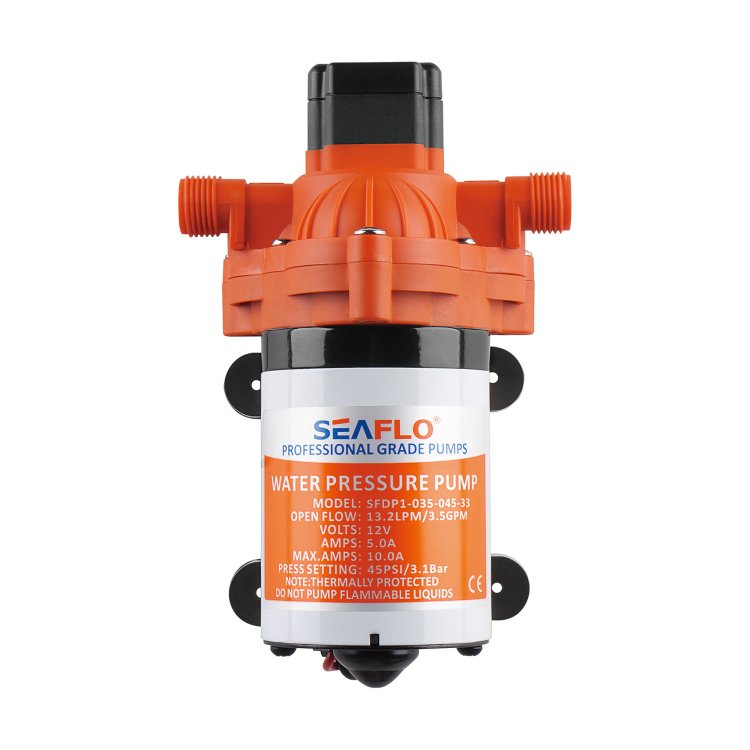 Seaflo Water Pressure Pump - 33 Series   12V   2.8 GPH / 0.6 LPH