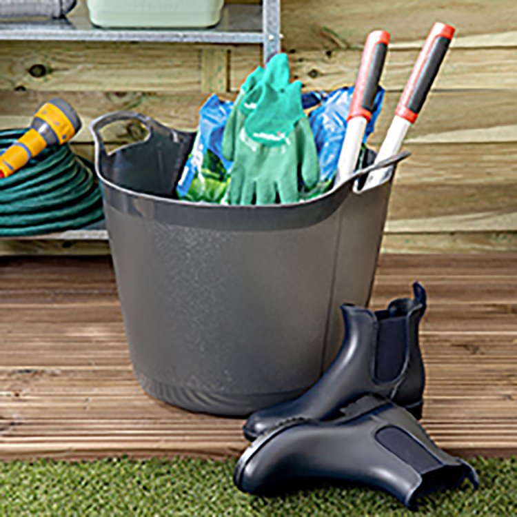 T&C Round Flexi-Tub Charcoal