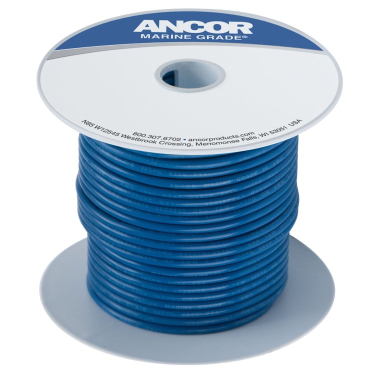 Ancor Marine Grade™ Tinned Wire : Blue Ancor Marine Grade™ Tinned Wire : Blue