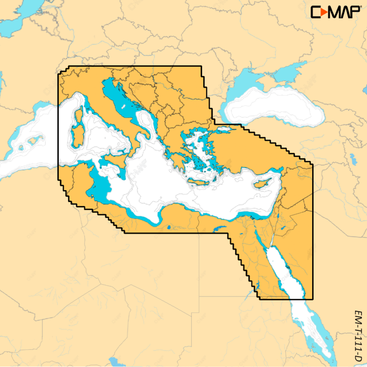 C-Map® Discover™ X - East Mediterranean C-Map® Discover™ X - East Mediterranean