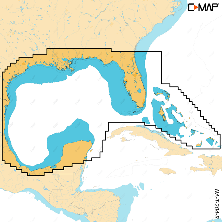 C-Map® Reveal™ X - Gulf Of Mexico and Bahamas