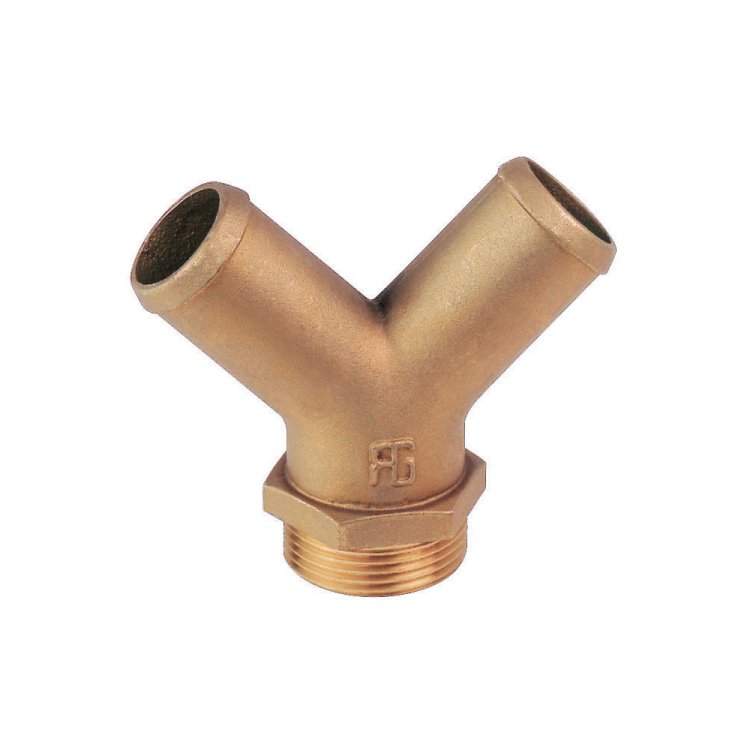 Guidi Brass Y-Shaped Hose Connector 1 in 1/4 x 32 mm Guidi Brass Y-Shaped Hose Connector 1 in 1/4 x 32 mm