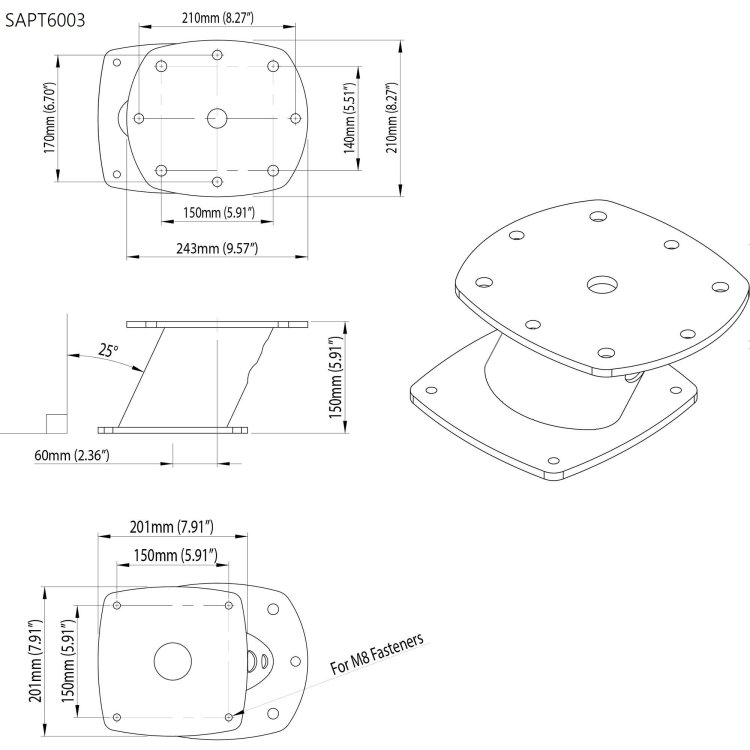 Scanstrut Aluminium Power Tower®