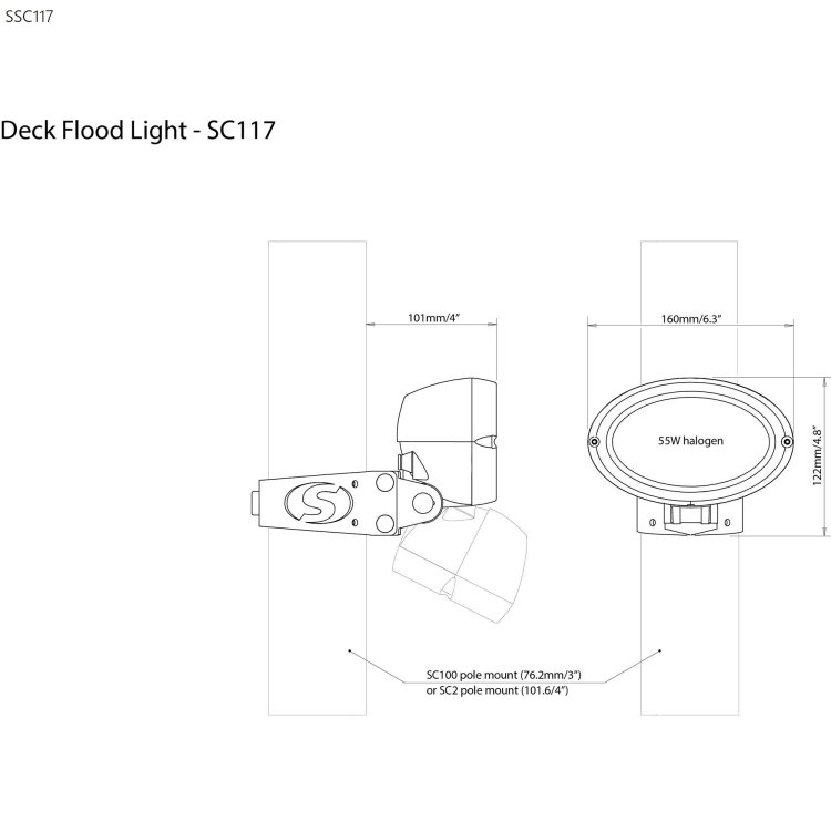 Scanstrut Pole Mounts Scanstrut Pole Mounts