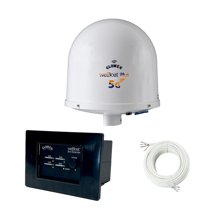 Glomex weBBoat® Plus 5G with Sim Extender