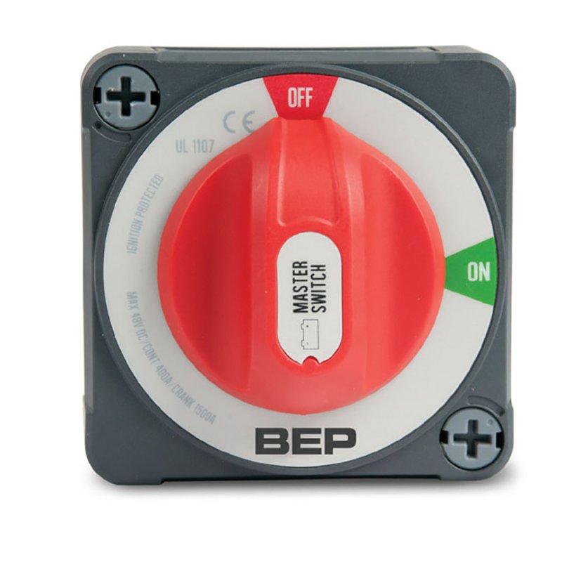 BEP Battery Switch Pro Installer Double Pole EZ Mount Surface Mount