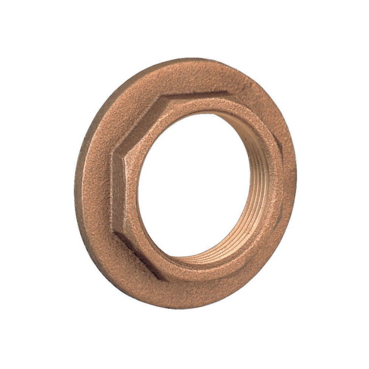 Guidi Bronze Flanged Lock Nut 3/8 in Guidi Bronze Flanged Lock Nut 3/8 in