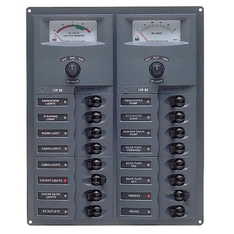 BEP DC Circuit Breaker Panel - 16 Circuits BEP DC Circuit Breaker Panel - 16 Circuits