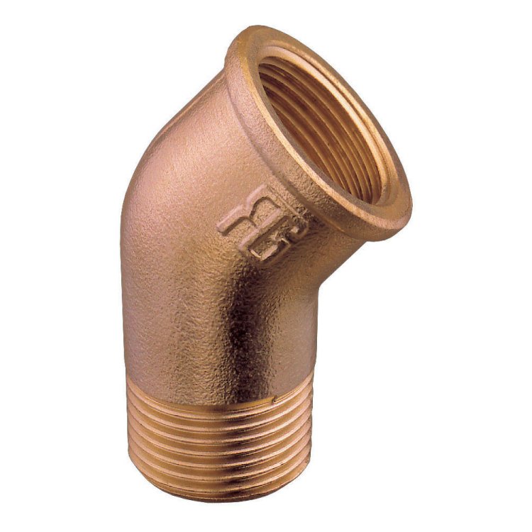 Guidi Bronze 45° Elbow M-F 1/2 in