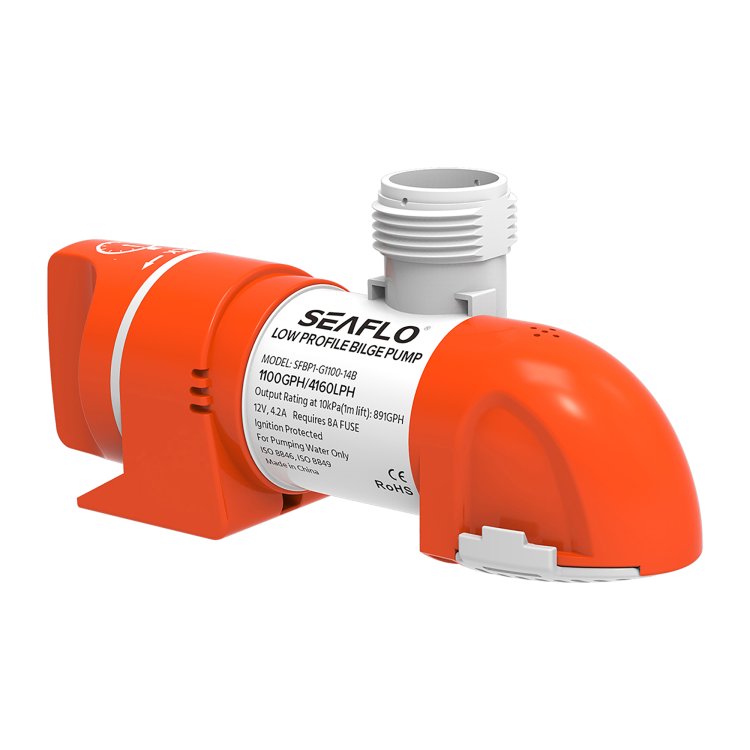 Seaflo Low Profile Automatic Bilge Pumps 24V 1100 GPH / 4164 LPH