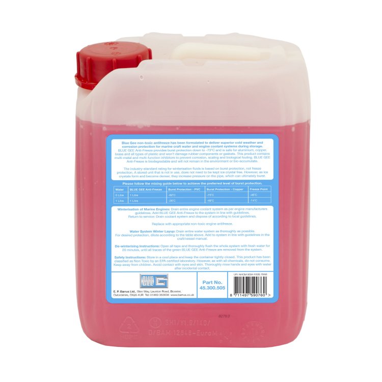 Anti-Freeze by Blue Gee 5L Anti-Freeze by Blue Gee 5L