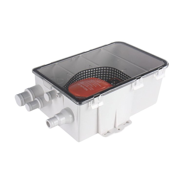 Seaflo Shower Sump Pump System 24V 750 GPH / 2839 LPH Seaflo Shower Sump Pump System 24V 750 GPH / 2839 LPH