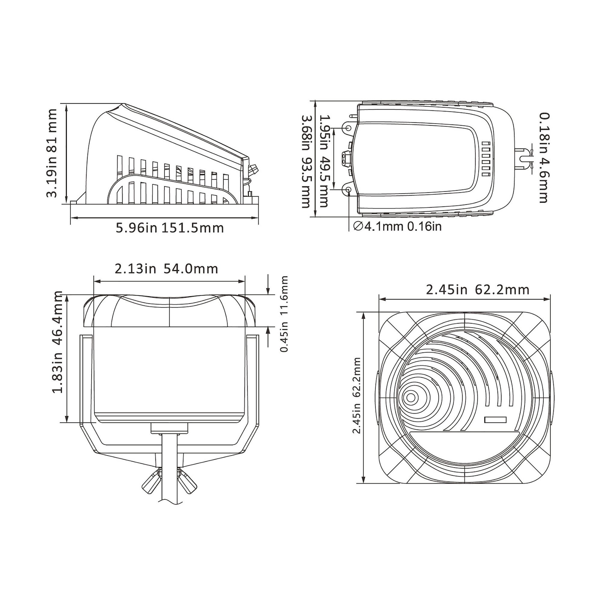 Technical Diagram: Seaflo High Water Bilge Alarm 12V
