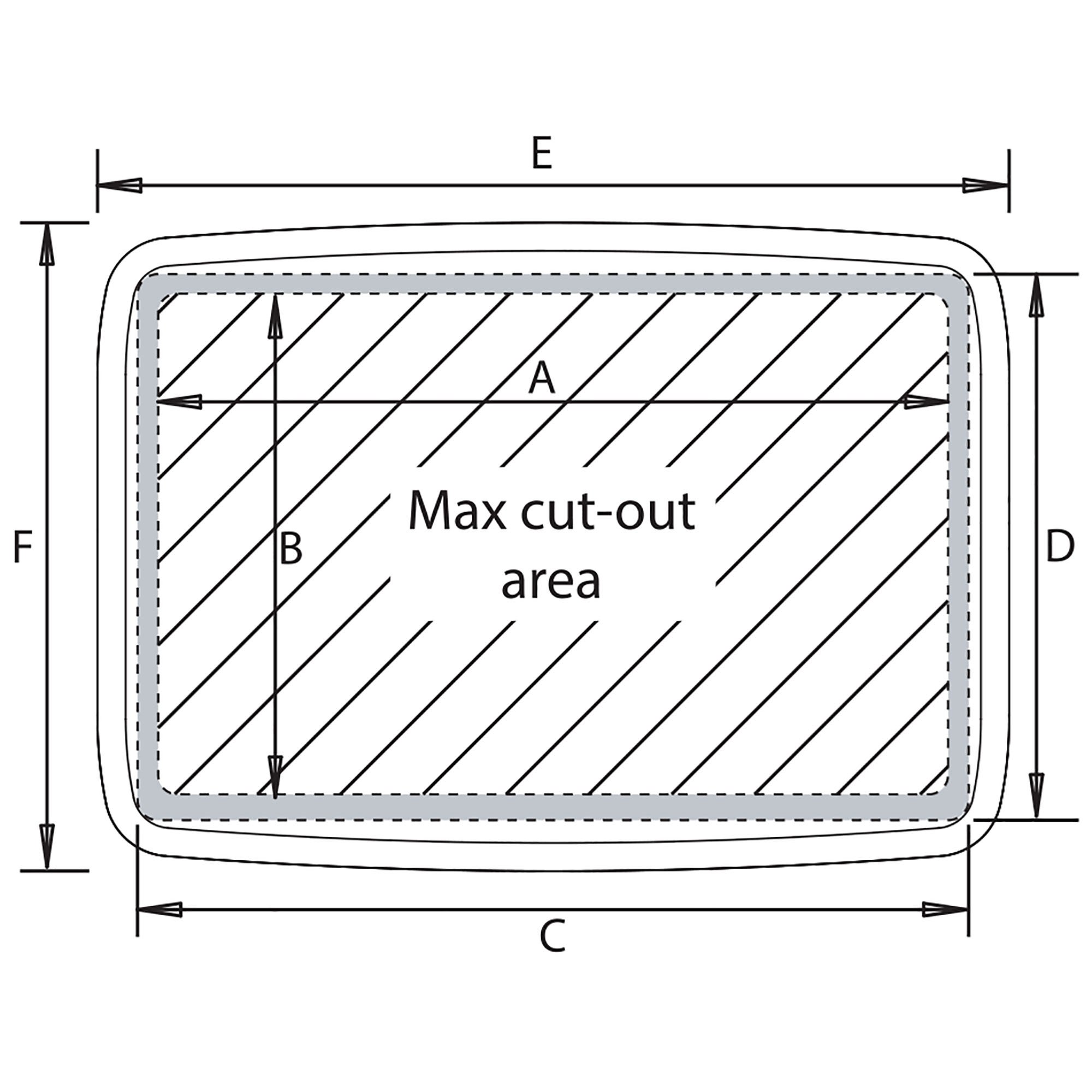 Technical Diagram: Scanstrut Helm Pod - Rail Mounted Technical Diagram: Scanstrut Helm Pod - Rail Mounted