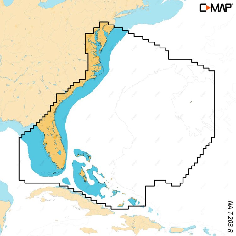 C-Map® Reveal™ X - Chesapeake Bay to Bahamas