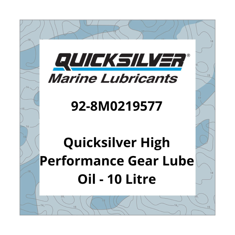 Quicksilver High Performance Gear Lube Oil - 10 Litre