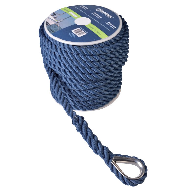Talamex Ankerleine – 10mm Durchmesser, 20m Länge Mit 8m Bleieinlage Aus Polyester