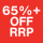 65%+ OFF RRP 65%+ OFF RRP