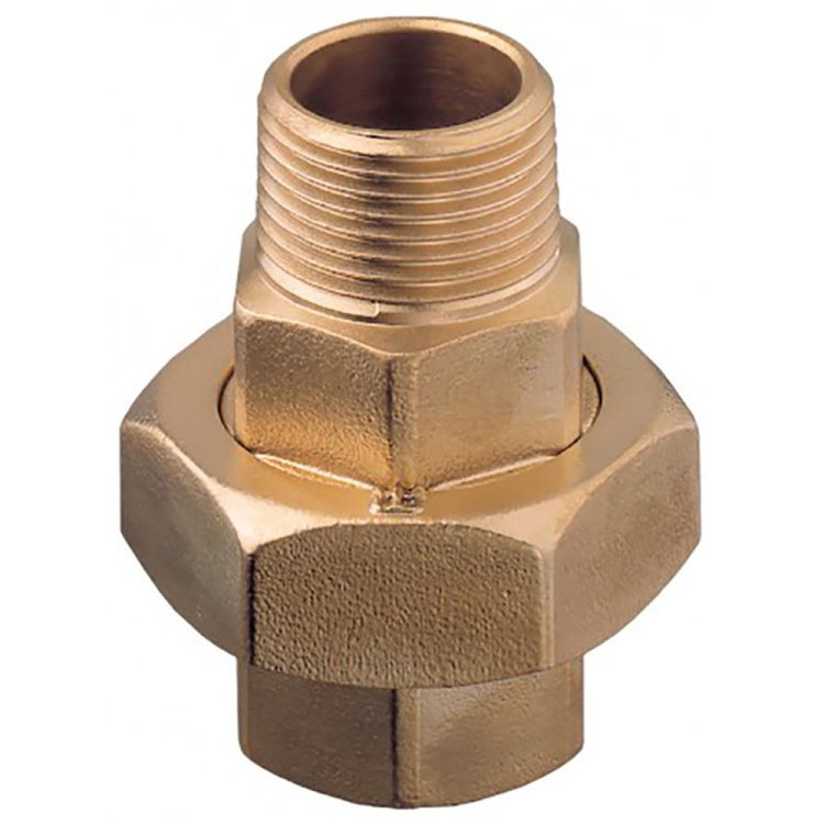 Guidi Brass Union M-F Tappered Seat & O-Ring 1 1/2 in Guidi Brass Union M-F Tappered Seat & O-Ring 1 1/2 in