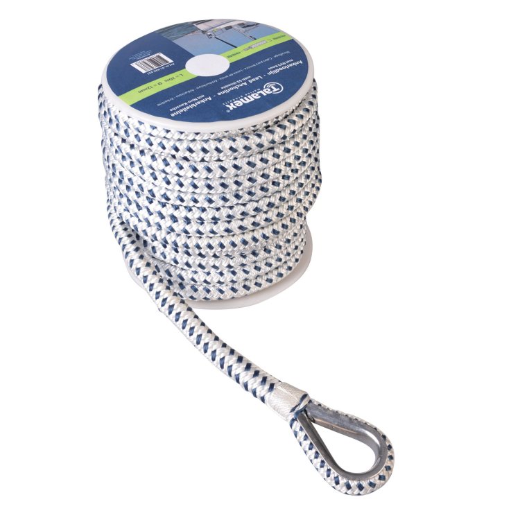 Talamex Polyester Braided Lead Anchorline 10 mm Talamex Polyester Braided Lead Anchorline 10 mm