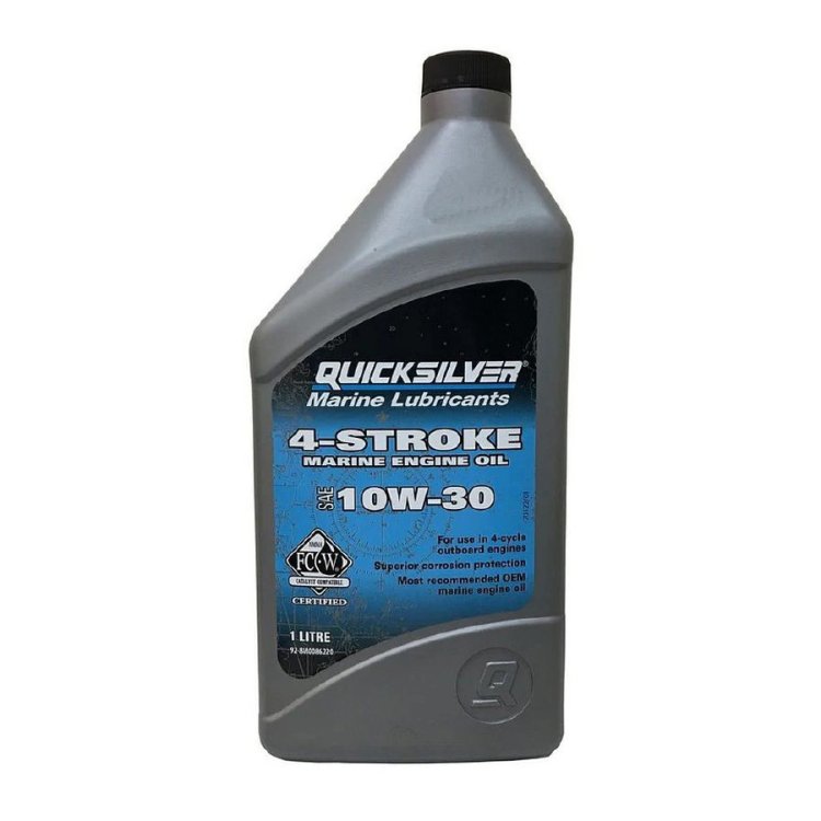 Quicksilver 4-Stroke Mineral Marine Oil 10W30 - 1 Ltr Quicksilver 4-Stroke Mineral Marine Oil 10W30 - 1 Ltr