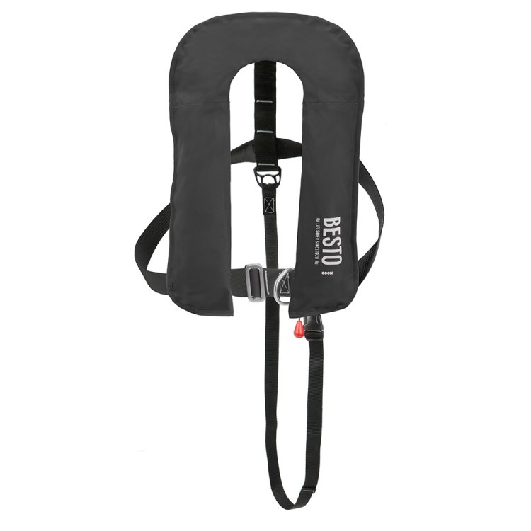 Besto Inflatable 300N Lifejacket, Black