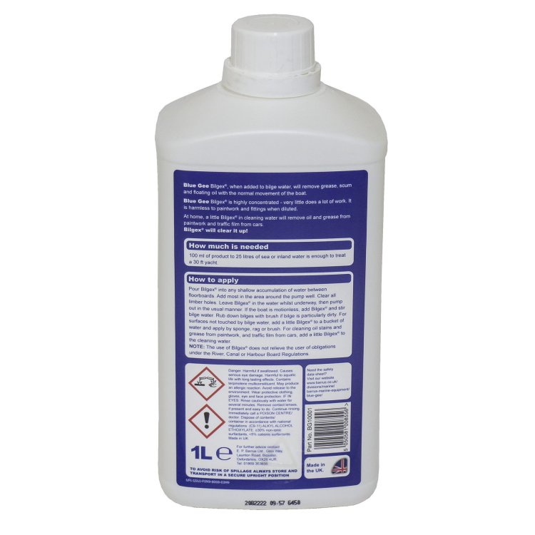 Blue Gee Bilgex 1ltr Blue Gee Bilgex 1ltr