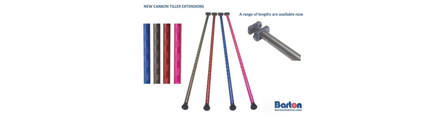 Barton Marine Launch New Carbon Tiller Extensions Barton Marine Launch New Carbon Tiller Extensions