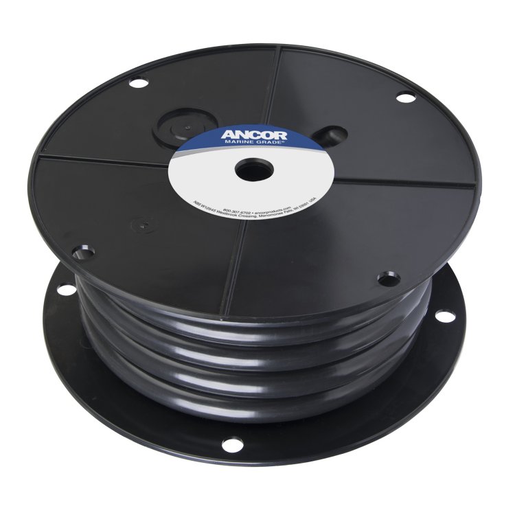 Ancor Marine Tinned Flexible Battery Cable, Black Ancor Marine Tinned Flexible Battery Cable, Black