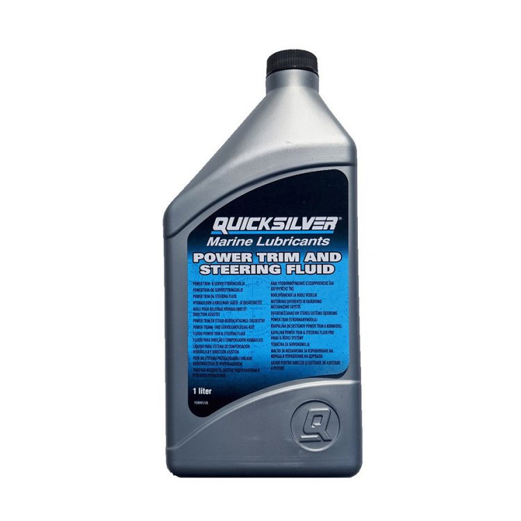 Quicksilver Power Trim and Steering Fluid - 1 Ltr Quicksilver Power Trim and Steering Fluid - 1 Ltr