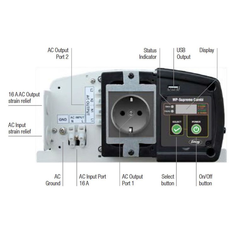 Whisper Power Supreme Combi 12 V Inverter